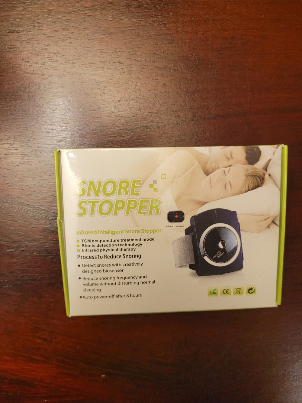 Brand New Snore Stopper Reduce Snoring Watch Device with Accessories